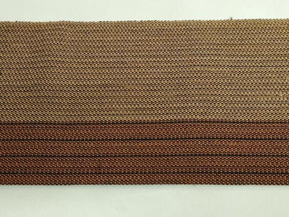 平和屋着物●極上　八寸名古屋帯　間道　絹科布　逸品　DZAB2926kh6