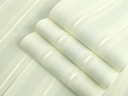 平和屋着物＊極上　夏物　本場筑前博多織　半幅帯　紗　間道　逸品　未使用　DZAB2948kh6