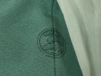 平和屋着物●極上　色無地　草木染御色紋附　皇后陛下献上品　青竹色　三越扱い　反端付き　逸品　未使用　DZAB2953kh6