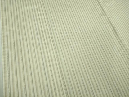 平和屋着物▽極上 白紬 単衣 間道 逸品 DZAB2965kh6