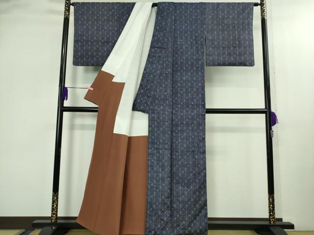 平和屋本店●極上　本場琉球　読谷山花織　紬地　逸品　DZAB2973kh6