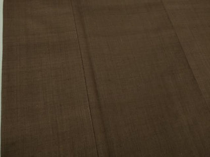 平和屋着物●極上　本場結城紬　重要無形文化財　色無地　憲法色地　逸品　DZAB2975kh6