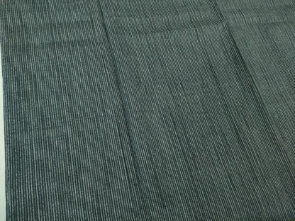 平和屋本店●極上　男性　本場結城紬　重要無形文化財　縞　三越扱い　逸品　未使用　DZAB2976kh6