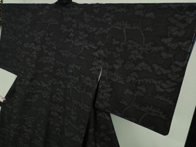 平和屋着物●極上　本場結城紬　重要無形文化財　廣田紬謹製　100亀甲　飛び亀甲柄　証紙付き　逸品　未使用　DZAB2977kh6