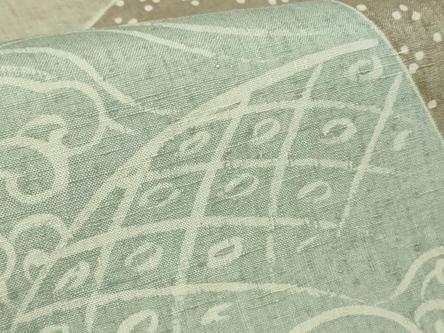 平和屋本店●極上　創業460年・千總　訪問着　本場結城紬地　刺繍　切嵌四季花文　逸品　DZAB2978kh6