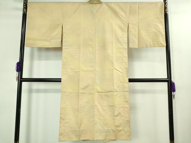 平和屋着物＃極上　本場縞大島紬　道中着　ロング丈　単衣　堀之内織物謹製　証紙付き　逸品　DZAB2981kh6