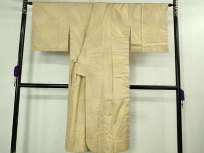 平和屋着物＃極上　本場縞大島紬　道中着　ロング丈　単衣　堀之内織物謹製　証紙付き　逸品　DZAB2981kh6