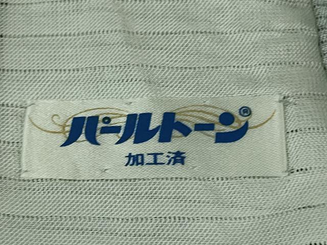 平和屋本店▽極上 小紋 無双 紗×絽 金魚 黒地 逸品 DZAB2988kh6