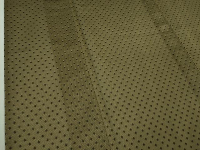 平和屋着物＊極上 夏物 夏お召 紗 風通織 生壁色地 逸品 DZAB2994kh6
