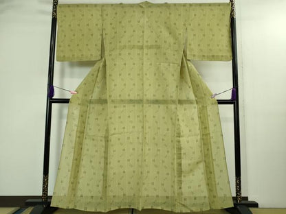 平和屋本店＊極上 夏物 本場琉球絣 夏琉球 手おり 大城トヨ作 証紙付き 逸品 DZAB2995kh6