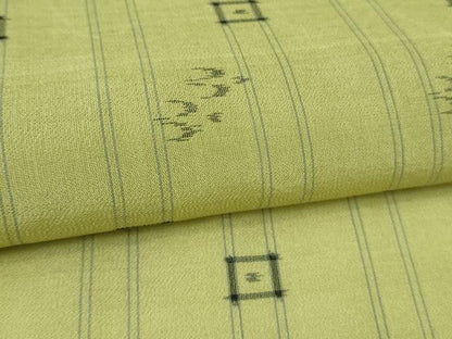平和屋本店＊極上 夏物 本場琉球絣 夏琉球 手おり 大城トヨ作 証紙付き 逸品 DZAB2995kh6