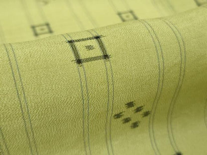 平和屋本店＊極上 夏物 本場琉球絣 夏琉球 手おり 大城トヨ作 証紙付き 逸品 DZAB2995kh6