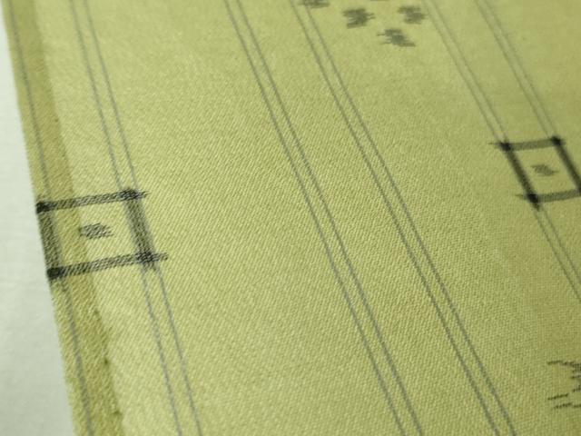 平和屋本店＊極上 夏物 本場琉球絣 夏琉球 手おり 大城トヨ作 証紙付き 逸品 DZAB2995kh6