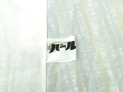 平和屋着物▽極上 白山紬 単衣 奥田勝将作 銀の雫 証紙付き 逸品 DZAB3000kh6