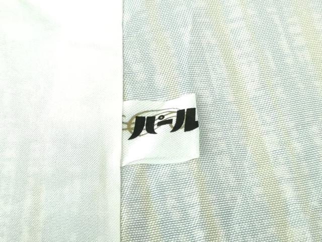 平和屋着物▽極上 白山紬 単衣 奥田勝将作 銀の雫 証紙付き 逸品 DZAB3000kh6