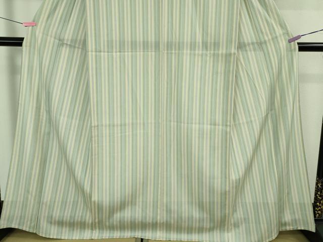 平和屋着物＊極上　夏物　小紋　絽　間道　逸品　未使用　DZAB3007kh6