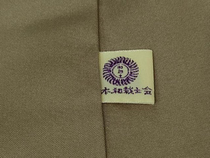 平和屋着物●極上　紬　格子　逸品　DZAB3012kh6