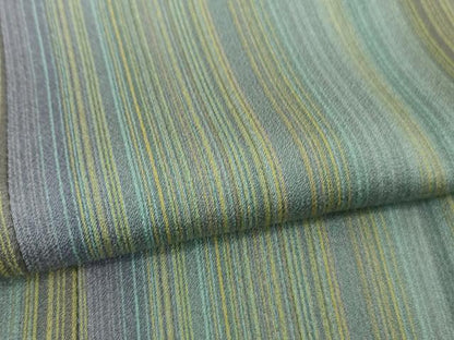 平和屋着物＃極上　道中着　ロング丈　縞　逸品　DZAB3014kh6