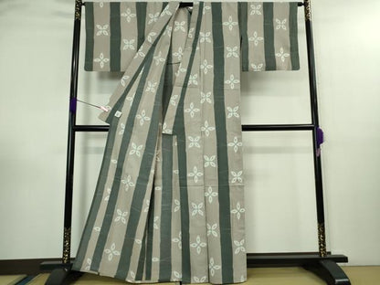 平和屋着物∴極上 夏物 撫松庵 浴衣 綿紅梅 花間道 逸品 DZAB3019kh6