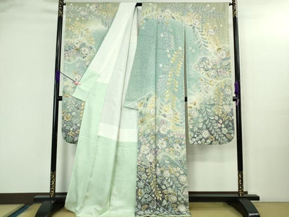 平和屋本店●極上　振袖　辻が花　暈し染め　逸品　DZAB3033kh6