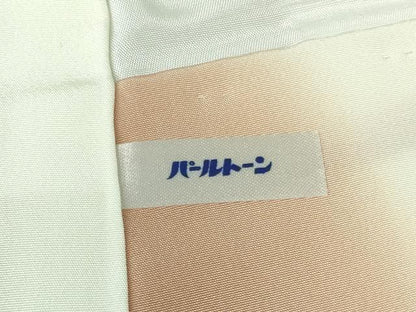 平和屋着物●極上　伝統工芸士　砂川健一　江戸小紋　伊勢白子彫り　鮫小紋柄　伽羅色地　逸品　未使用　DZAB3041kh6