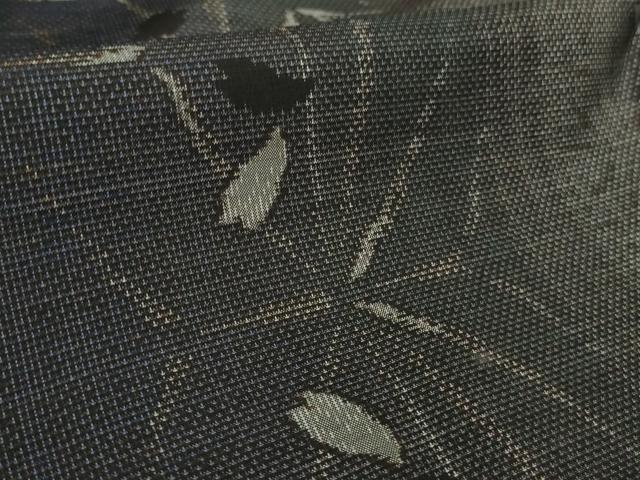 平和屋着物●極上　本場大島紬　9マルキ　古代染色純泥染　麻の葉間道　舞桜　興紬謹製　ますいわ屋扱い　証紙付き　逸品　DZAB3044kh6