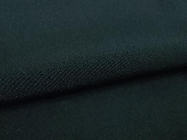 平和屋着物＃極上　コート作家　三本賢　和装コート　ロング丈　濃紺地　逸品　DZAB3051kh6