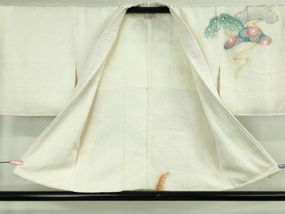 平和屋着物＃極上　名門　藤娘きぬたや・総絞り　羽織　絞り　松文　逸品　DZAB3055kh6