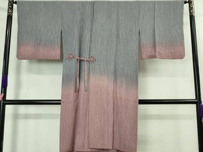 平和屋着物＃極上　道中着　ロング丈　暈し染め　逸品　DZAB3057kh6