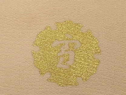 平和屋本店●極上　ジャパンオートクチュール　渡辺雪三郎　小紋　百合　人色地　金彩　逸品　DZAB3074kh6