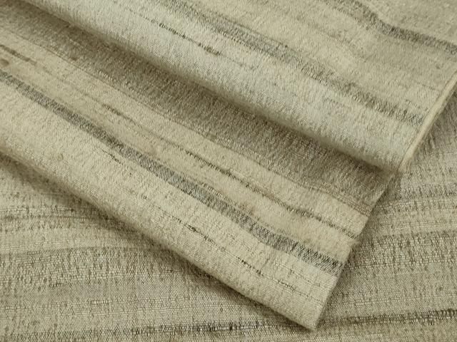 平和屋着物●極上　インド・アッサム　野蚕糸　手織　ムガシルク　逸品　DZAB3092kh6