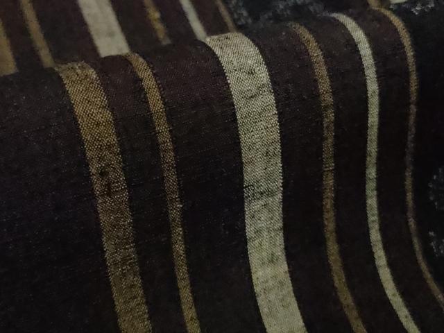 平和屋本店●極上　本場結城紬　重要無形文化財　100亀甲　飛び亀甲柄　唐草間道　ますいわ屋扱い　逸品　DZAB3099kh6