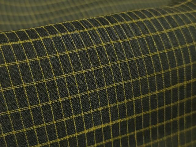 平和屋本店＊極上 夏物 白たか上布 置賜紬 小松紀夫作 格子 証紙付き 逸品 DZAB3100kh6