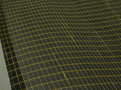 平和屋本店＊極上 夏物 白たか上布 置賜紬 小松紀夫作 格子 証紙付き 逸品 DZAB3100kh6