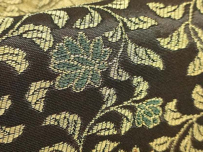 平和屋着物●極上　紋屋井関　御寮織　両面　六通柄袋帯　花唐草　金糸　逸品　DZAB3108kh6
