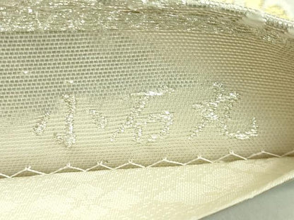 平和屋着物●極上　六通柄袋帯　唐織　貝紫　小石丸　花菱文　金銀糸　逸品　DZAB3151kh6