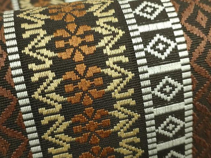 平和屋着物●極上　本場筑前博多織　八寸名古屋帯　献上　逸品　未使用　DZAB3152kh6