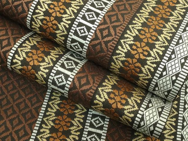 平和屋着物●極上　本場筑前博多織　八寸名古屋帯　献上　逸品　未使用　DZAB3152kh6