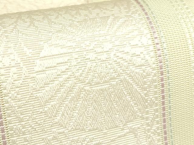 平和屋着物＊極上 夏物 本場筑前博多織 八寸名古屋帯 紗献上 番傘 大堂織物 証紙付き 逸品 未使用 DZAB3171kh6