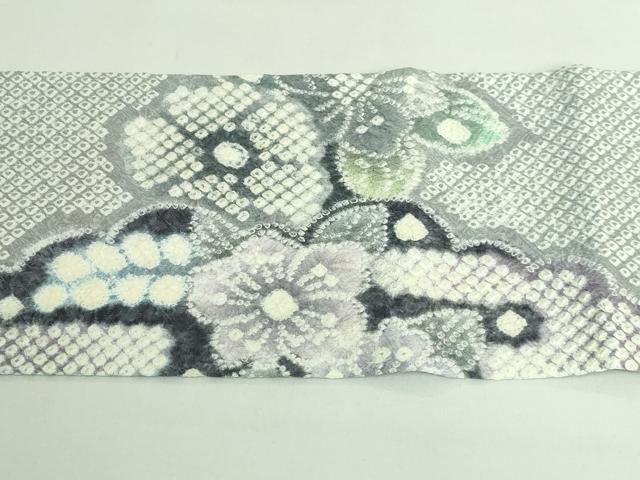 平和屋着物●極上　名門　藤娘きぬたや・総絞り　九寸名古屋帯　辻が花　逸品　DZAB3183kh6
