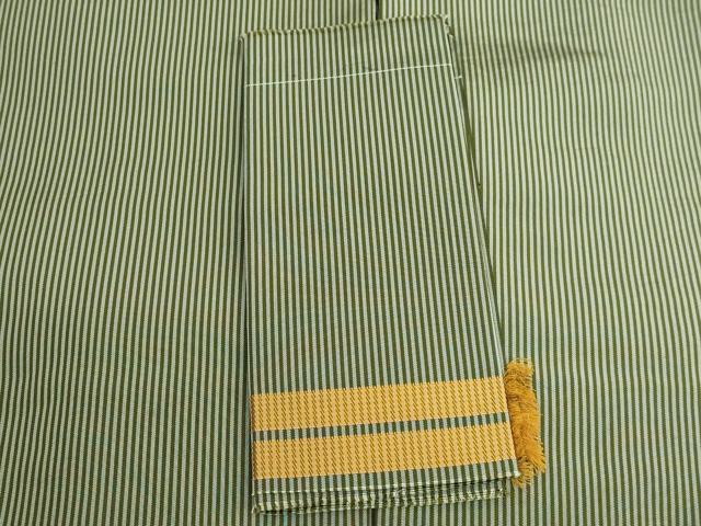 平和屋着物●極上　男性　馬乗り袴　縞　反端付き　逸品　DZAB3191　kh6