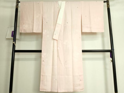 平和屋着物●上質な長襦袢　袷　糸車地紋　跳兎　さが美扱い　逸品　未使用　DZAB3196kh6