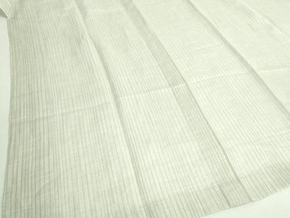 平和屋着物＊夏物　長襦袢　小千谷本麻　紗　色地　反端付き　逸品　DZAB3200kh6