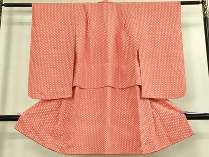 平和屋本店[]極上　七五三　女の子　3歳　祝着　三つ身　花網目文　逸品　DZAB3205kh6