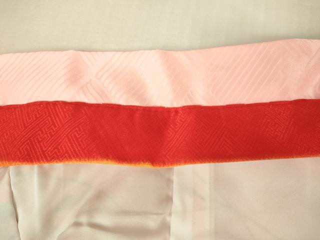 平和屋本店∵極上 女の子 十三参り 子供 祝着 鴛鴦花文 金銀彩 逸品 DZAB3207kh6