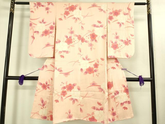 平和屋本店[]極上 女の子 子供 小紋 絞り 草花文 逸品 DZAB3213kh6