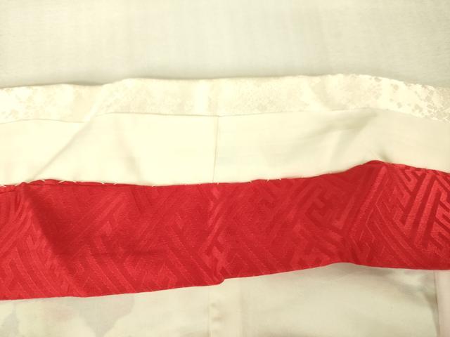 平和屋本店∵極上 女の子 十三参り 子供 祝着 絞り 御所車花文 金彩 逸品 DZAB3214kh6