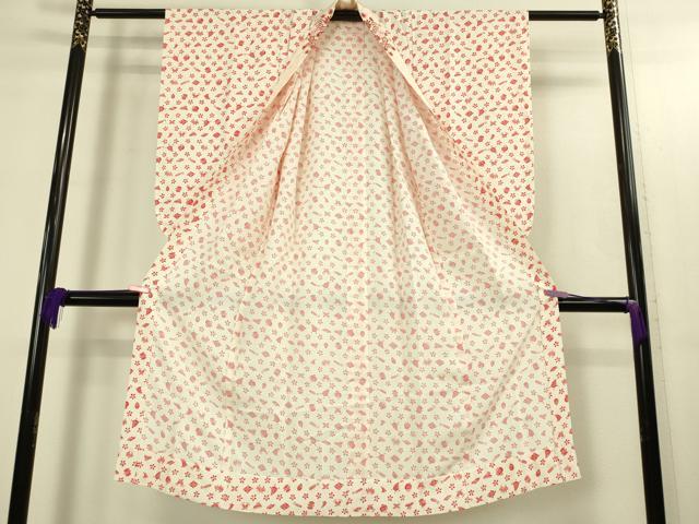 平和屋本店∵極上　女の子　十三参り　子供　祝着・襦袢(半衿刺繍)セット　総絞り　舞花文　逸品　DZAB3216kh6