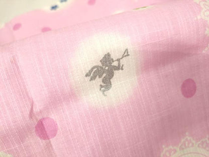 平和屋本店∴極上 夏物 子供 女の子 浴衣 松田聖子 SEIKOMATSUDA 苺 さくらんぼ 薔薇 銀彩 逸品 DZAB3220kh6