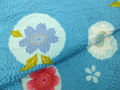 平和屋本店∴極上 夏物 子供 女の子 浴衣 花丸文 逸品 DZAB3222kh6